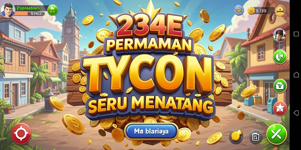 Tangkapan layar permainan 234E menampilkan gameplay Tycoon yang menarik.