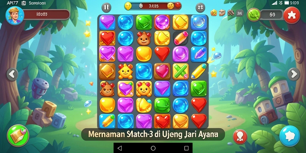 Tampilan gameplay API77 yang seru dan menantang di setiap level.