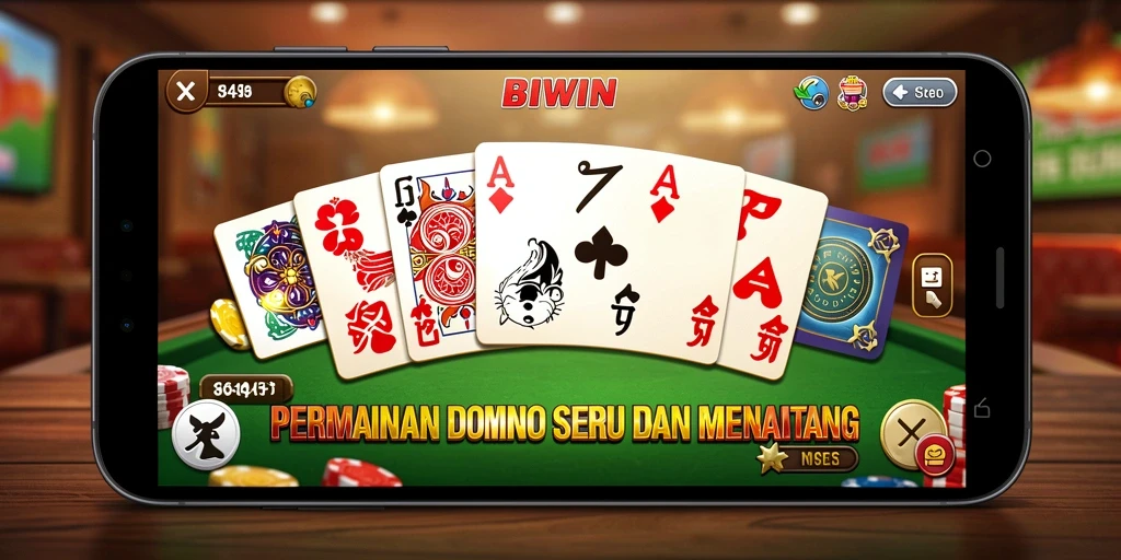 Tampilan gameplay Domino yang menarik dan interaktif.