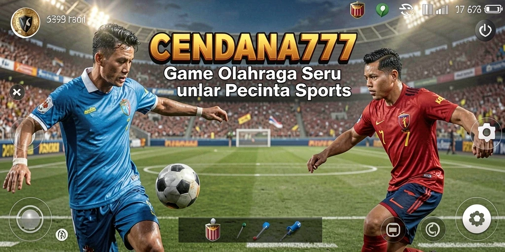 Screenshot CENDANA777 menampilkan pertandingan olahraga yang seru dan mendebarkan.
