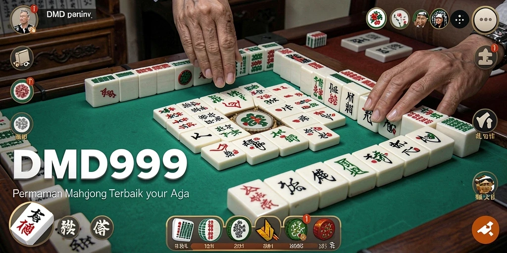 Screenshot game DMD999 menampilkan gameplay Mahjong yang seru dan menantang.