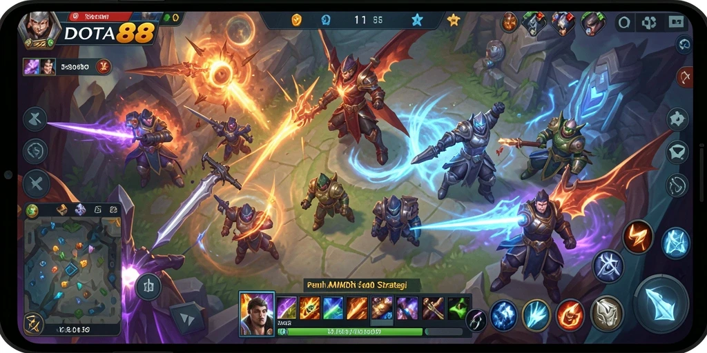 Screenshot DOTA88 menampilkan petualangan seru dalam dunia MMORPG.