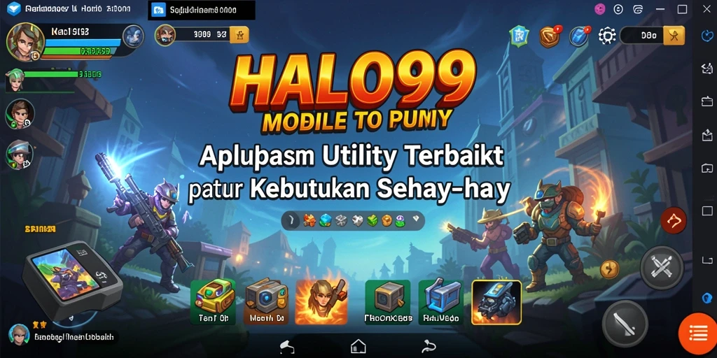 Tampilan intuitif dan fitur lengkap dari HALO99