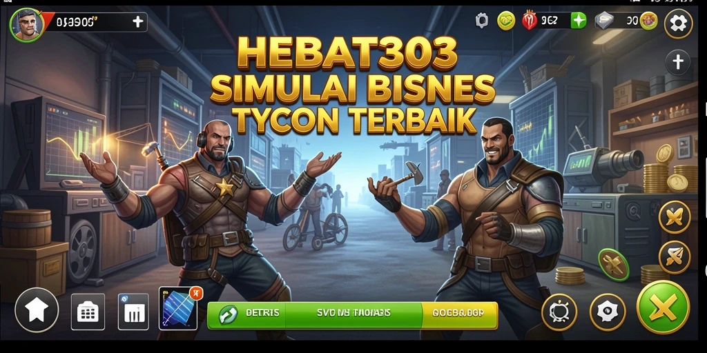 Tampilan gameplay HEBAT303 yang mendebarkan dalam simulasi Tycoon.