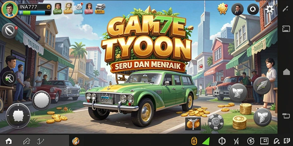 Gameplay INA777 menampilkan manajemen bisnis yang seru dan kompetitif.