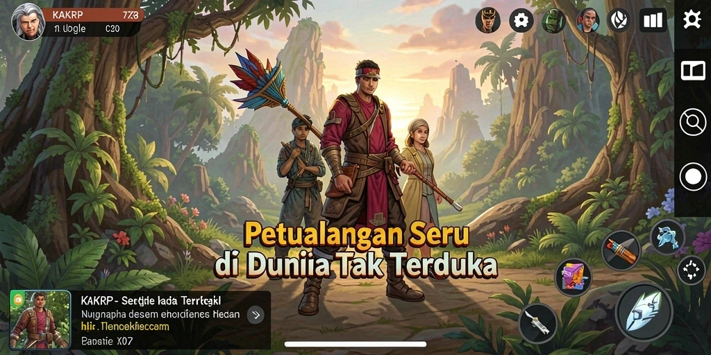 Gameplay KAKRP yang adiktif dan penuh petualangan menanti Anda.