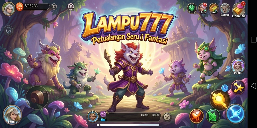 Tampilan gameplay LAMPU777 yang memukau dan seru.