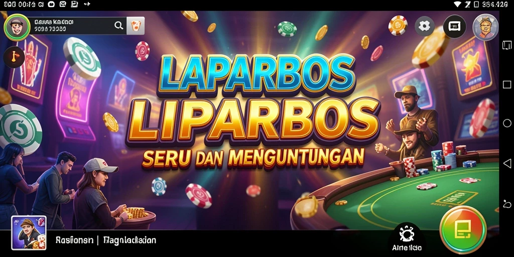 Tampilan screenshot LAPARBOS menampilkan gameplay Kasino yang menarik.