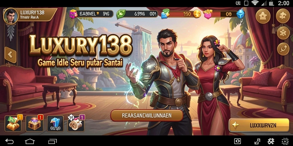 Gameplay LUXURY138 yang santai dan menghibur untuk semua pemain.
