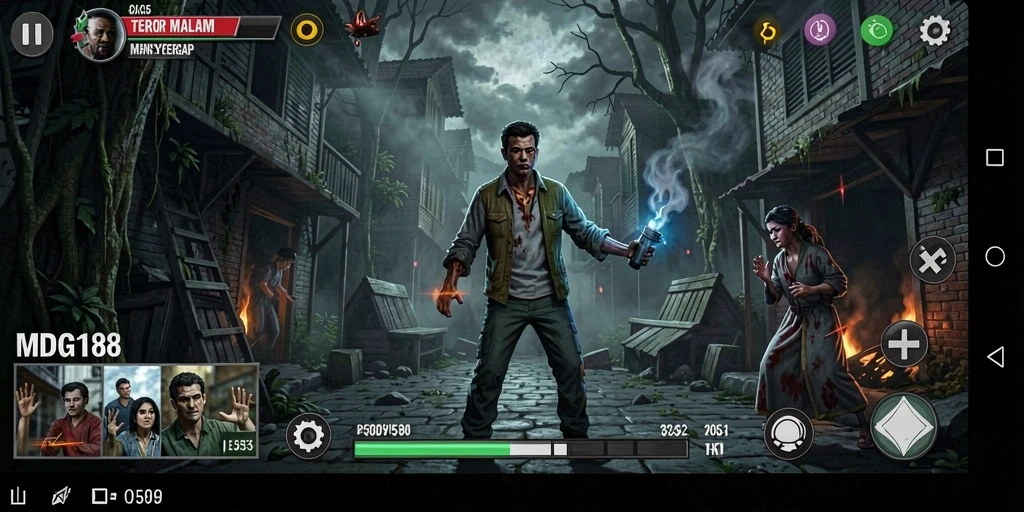 Tampilan menyeramkan dari gameplay MDG188 yang penuh kengerian.