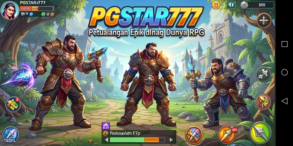 Tangkapan layar menampilkan karakter utama dalam pertempuran intens di dunia RPG.