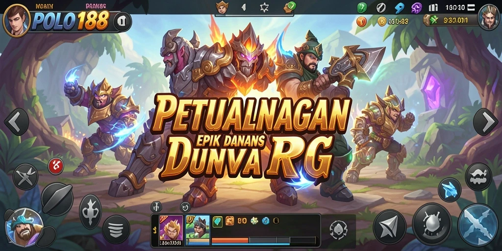 Screenshot POLO188 menampilkan aksi pertarungan yang intens dan karakter yang dinamis.