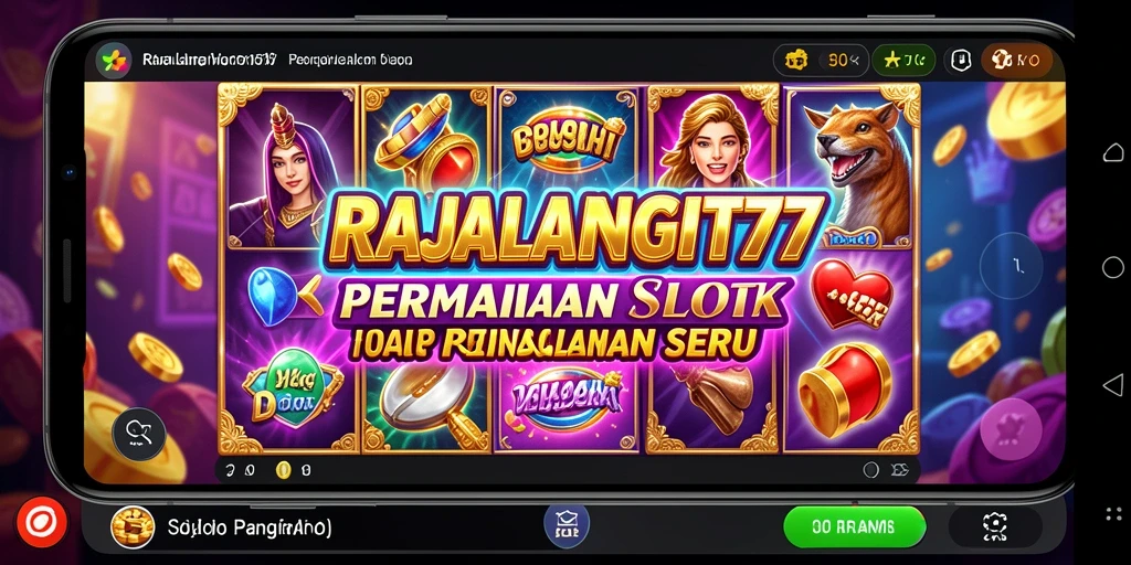 Screenshot gameplay RAJALANGIT77 menampilkan kegembiraan bermain Slot.