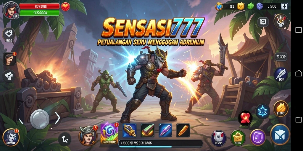 Gameplay SENSASI777 menampilkan misi menarik di dunia petualangan.
