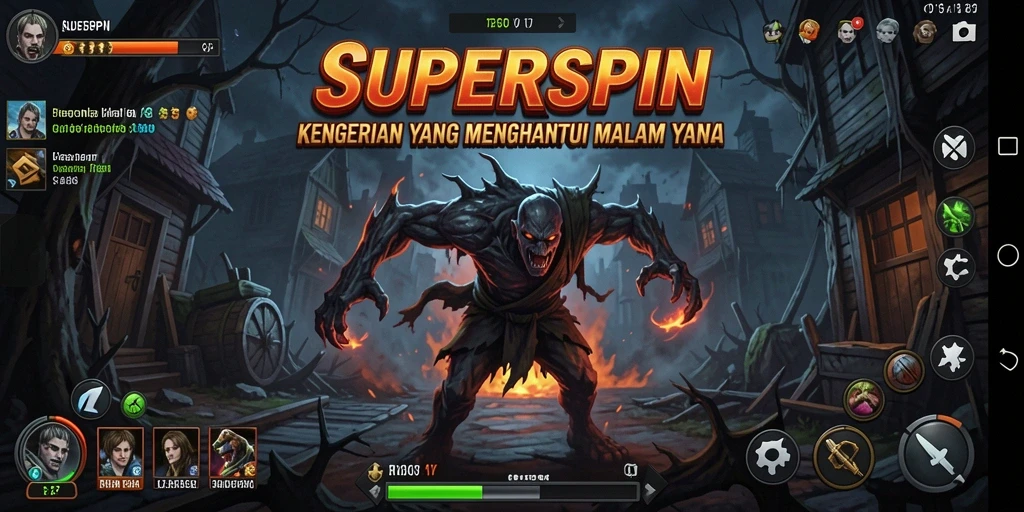 Gameplay menyeramkan dengan suasana mencekam di <strong>SUPERSPIN</strong>