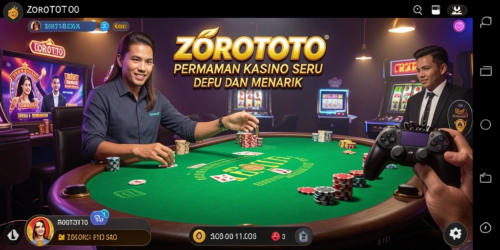 Tampilan gameplay seru di ZOROTOTO yang penuh aksi.